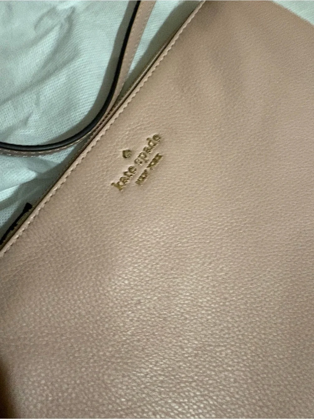 kate spade blush pink pebbled leather crossbody bag